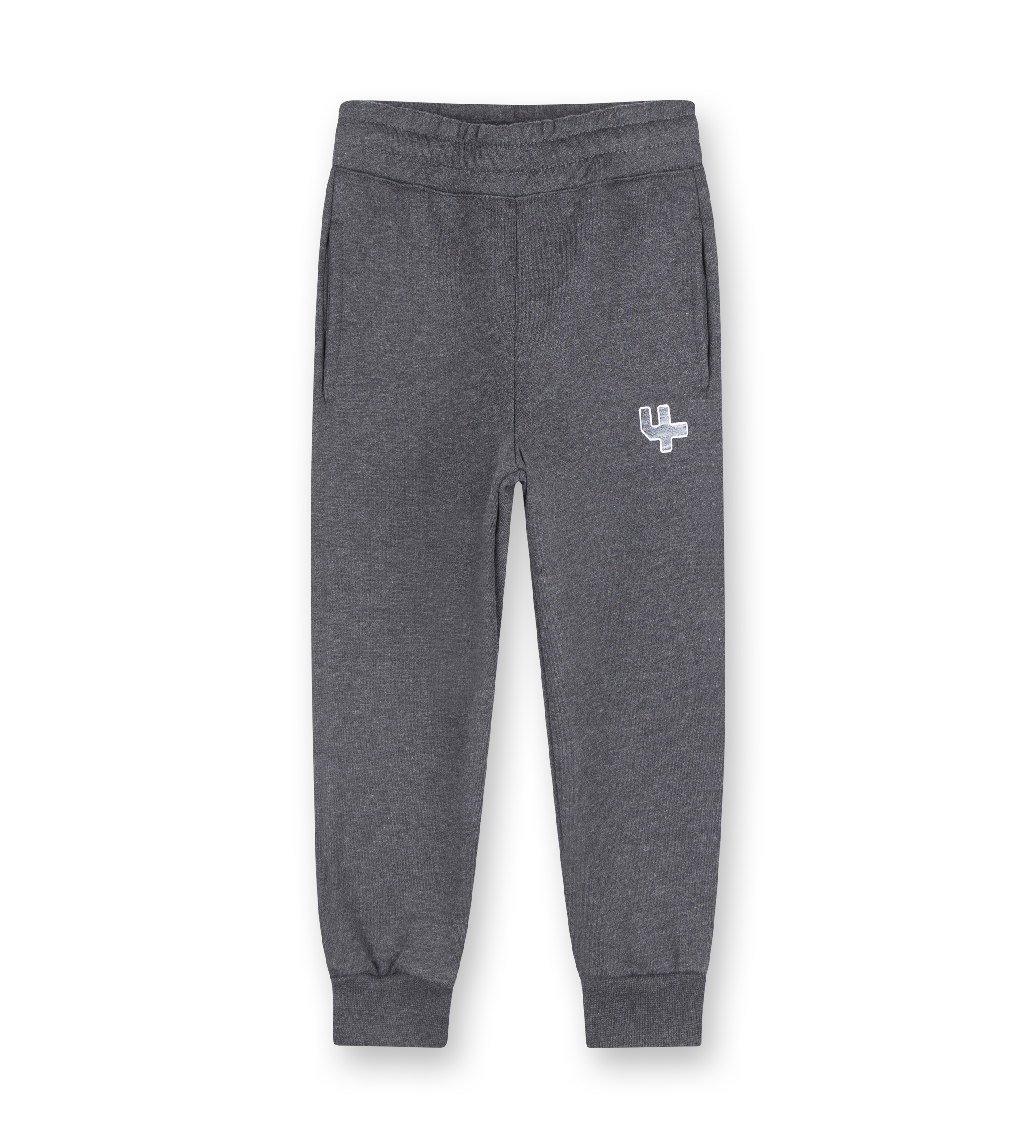 Kids Outline Logo Sweatpants Antracite Melange FOUR Amsterdam