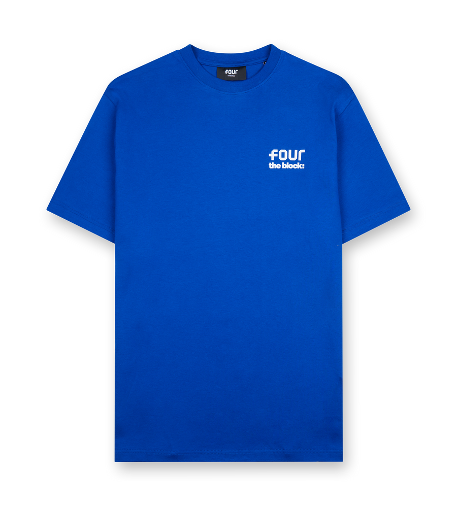 FOUR x The Block Logo T-shirt Surf The Web