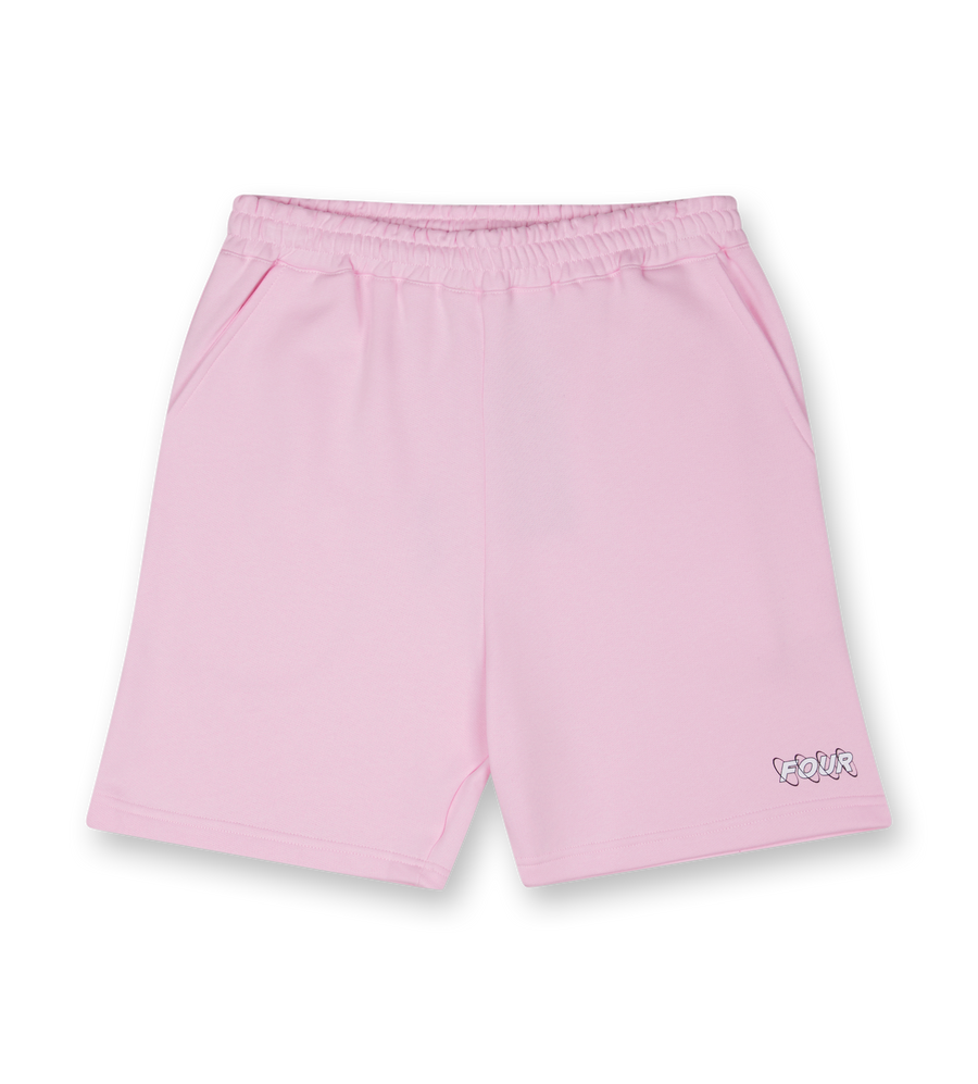 Circles Logo Shorts Soft Pink