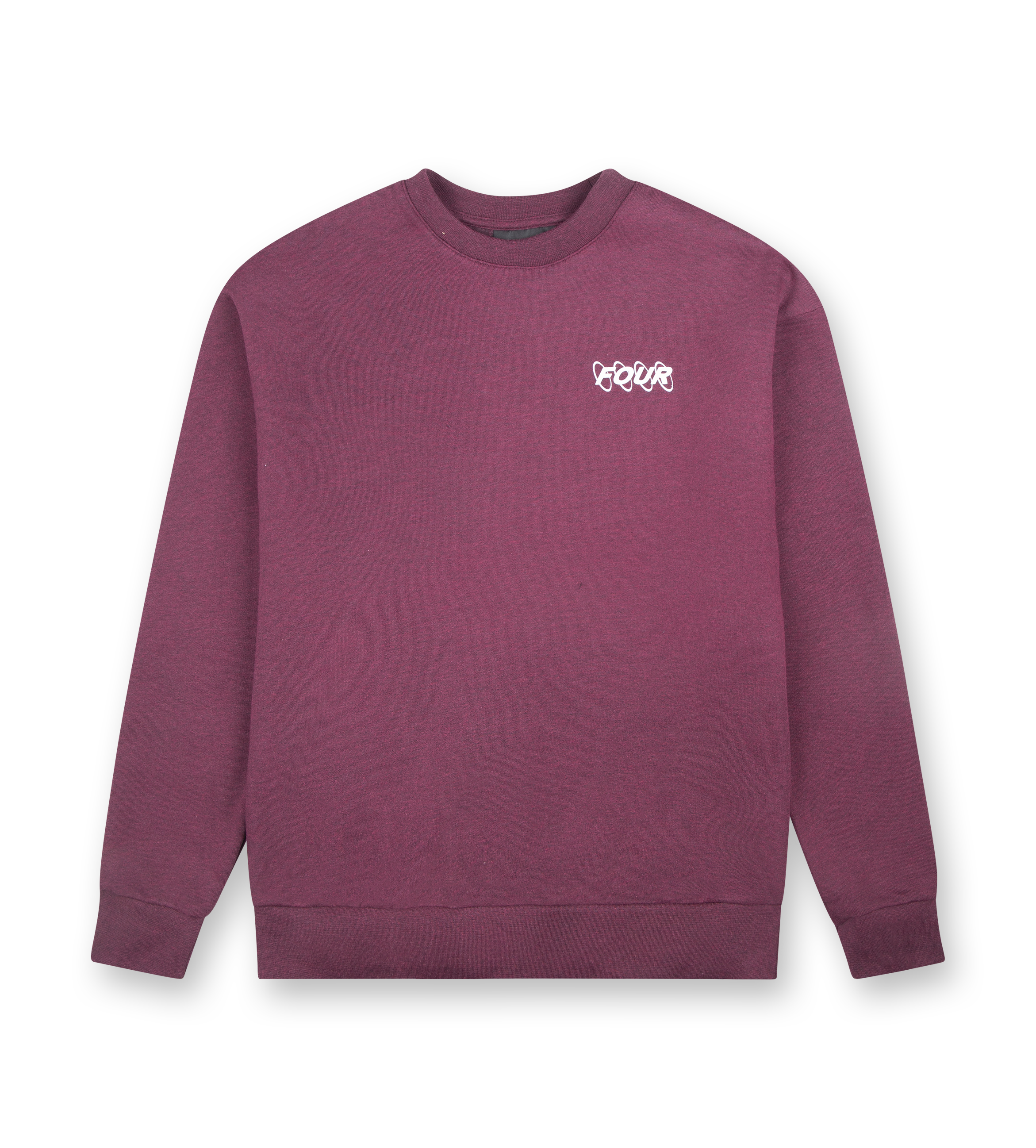 Circles Logo Crewneck Red Melange