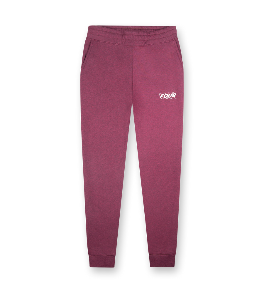 Circles Logo Sweatpants Red Melange