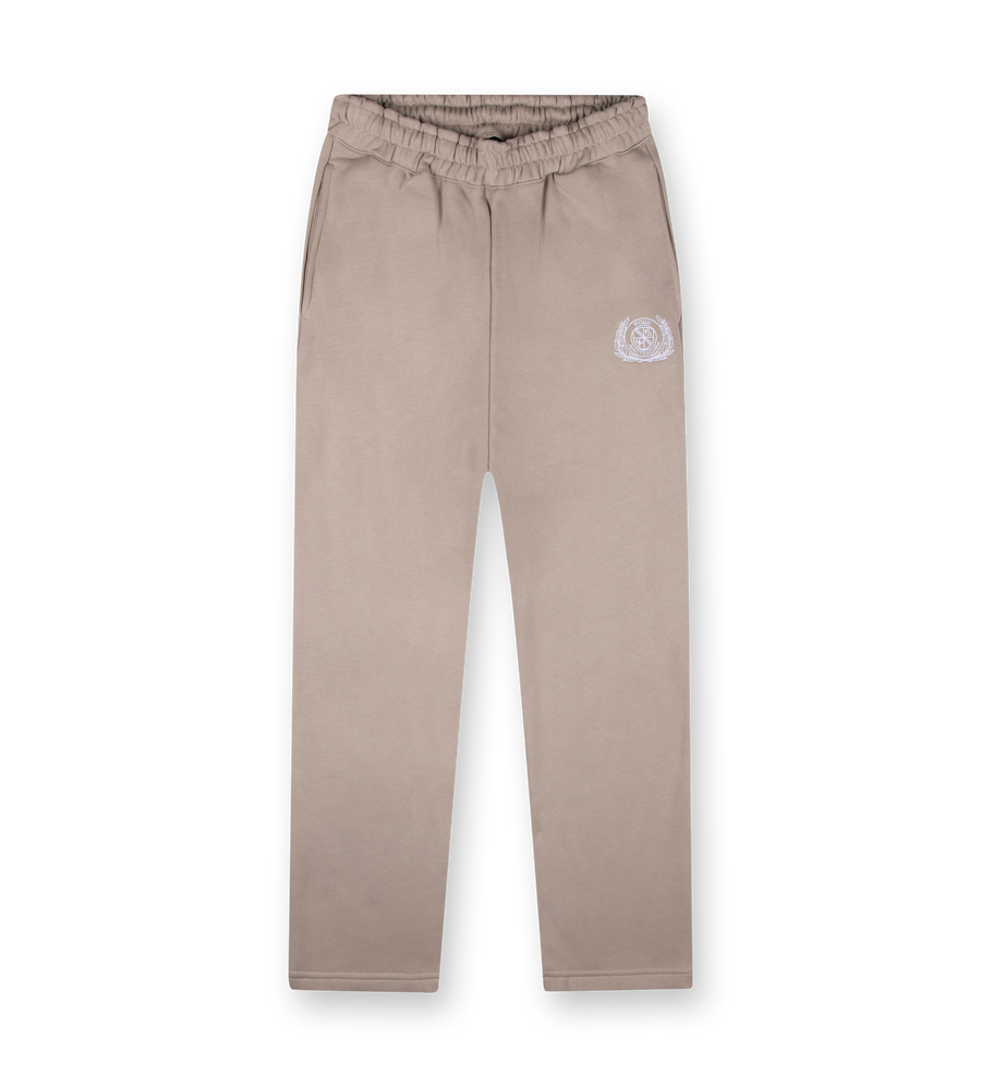 Varsity Straight Leg Sweatpants Vintage Khaki