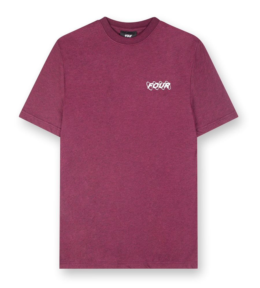 Circles Logo T-shirt Red Melange