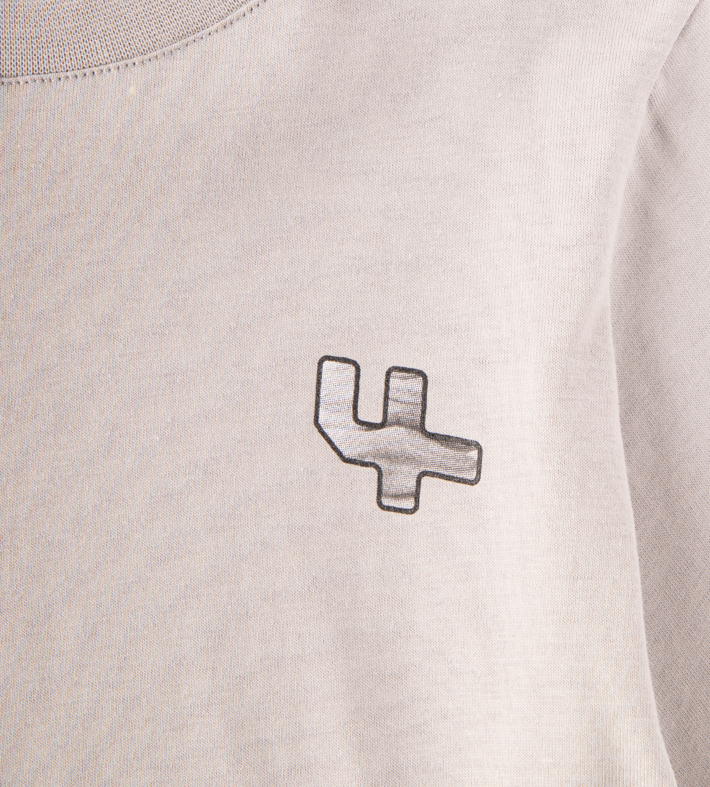 Kids Outline Logo Crewneck Limestone