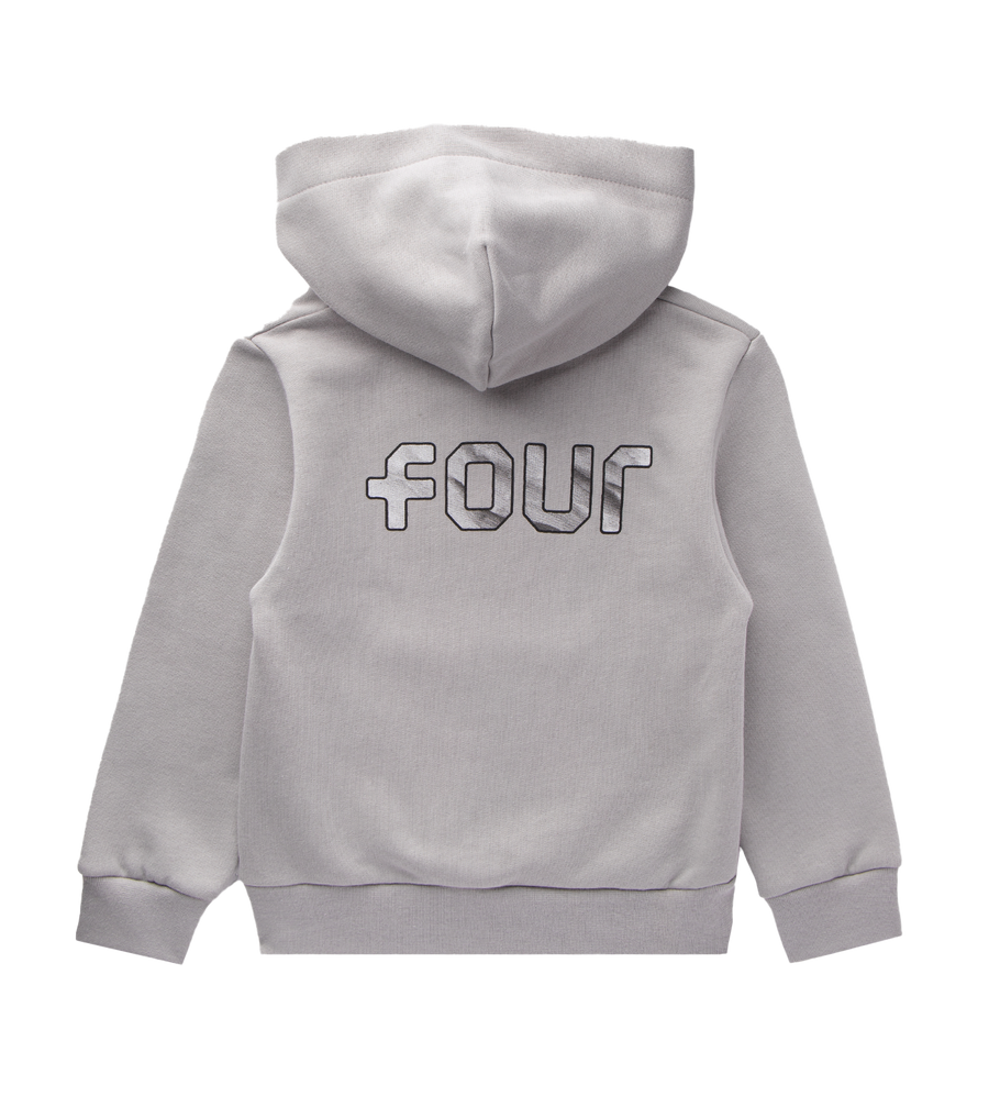 Kids Outline Logo Hoodie Limestone