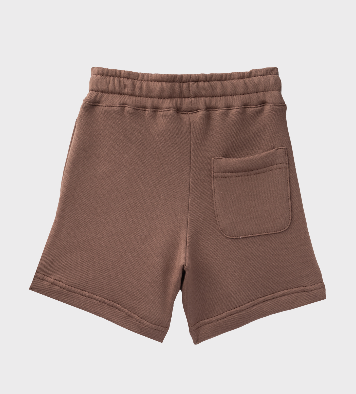 Kids Outline Logo Shorts Coffee Quartz