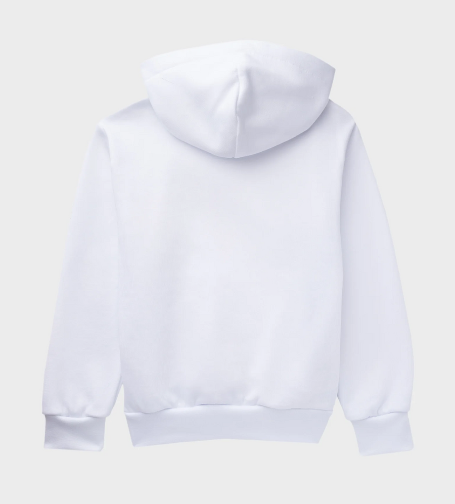 Logo Hoodie White