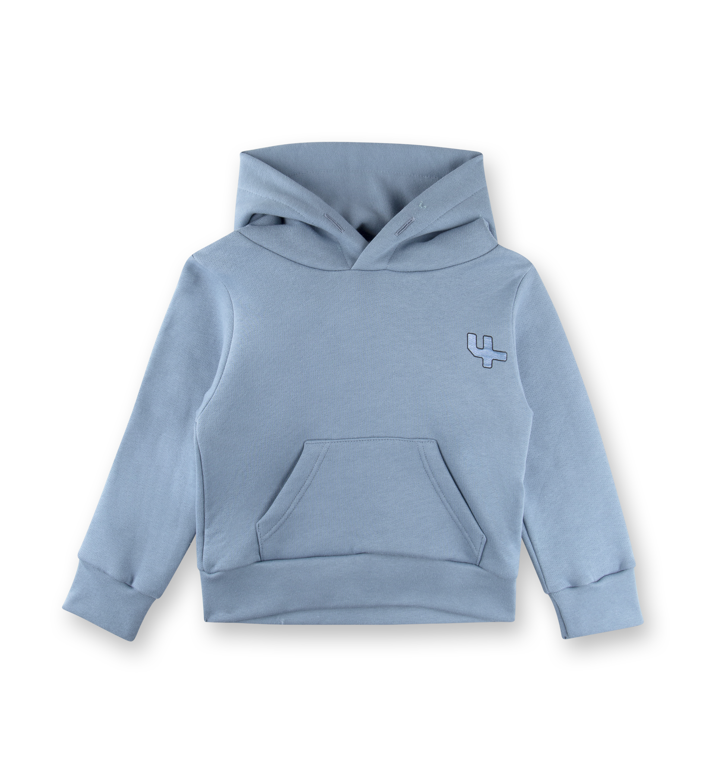 Kids Outline Logo Hoodie Celeste