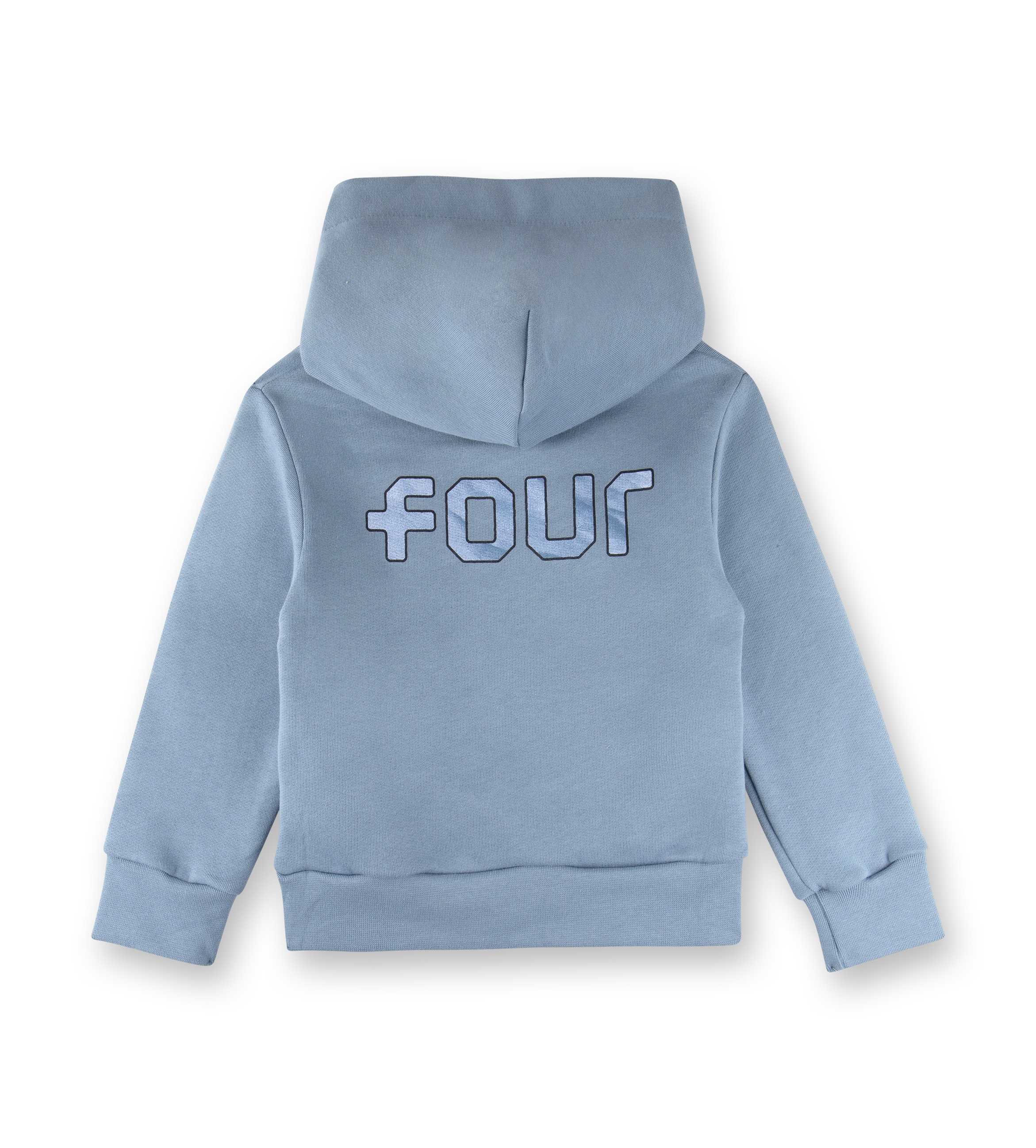 Kids Outline Logo Hoodie Celeste