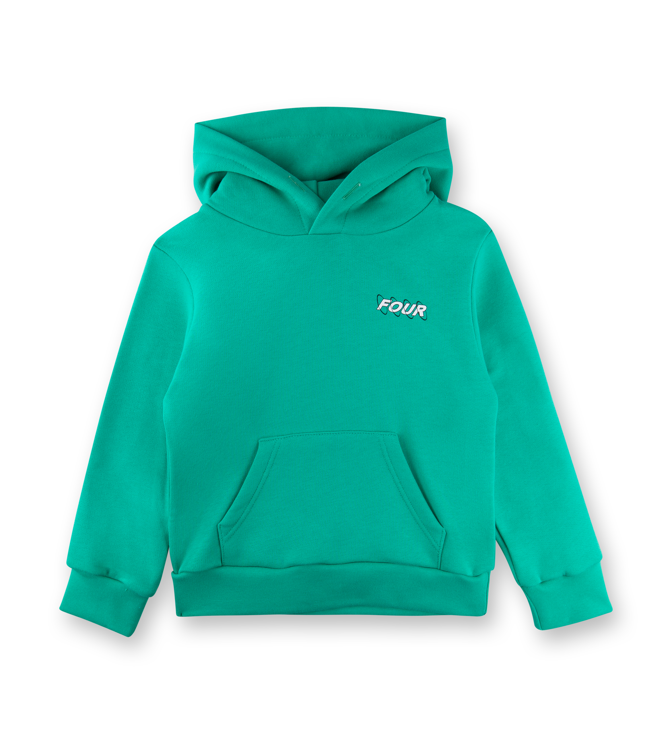 Kids Circles Logo Hoodie Vivid Green