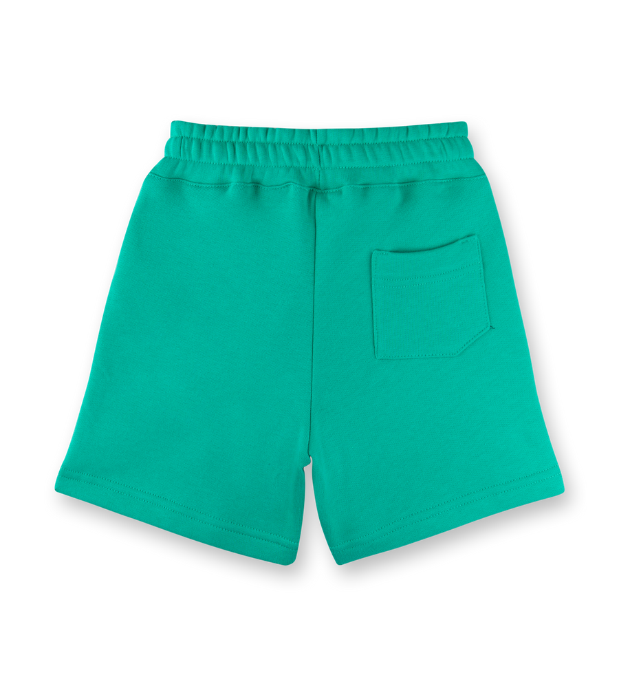 Kids Circles Logo Shorts Vivid Green